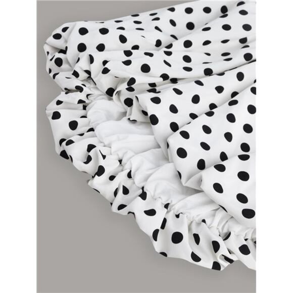 Polka Dot Halter Neck Mini Dress - Picture 8 of 10